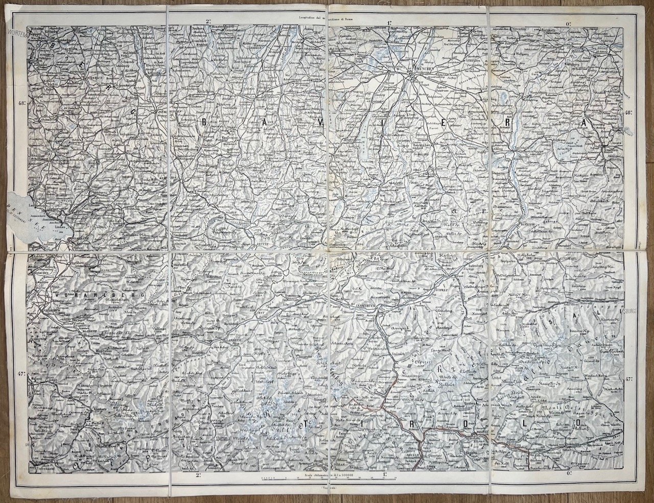 CARTA corografica d'Italia e regioni adiacenti al 500.000. Foglio 5 … | Immagine principale