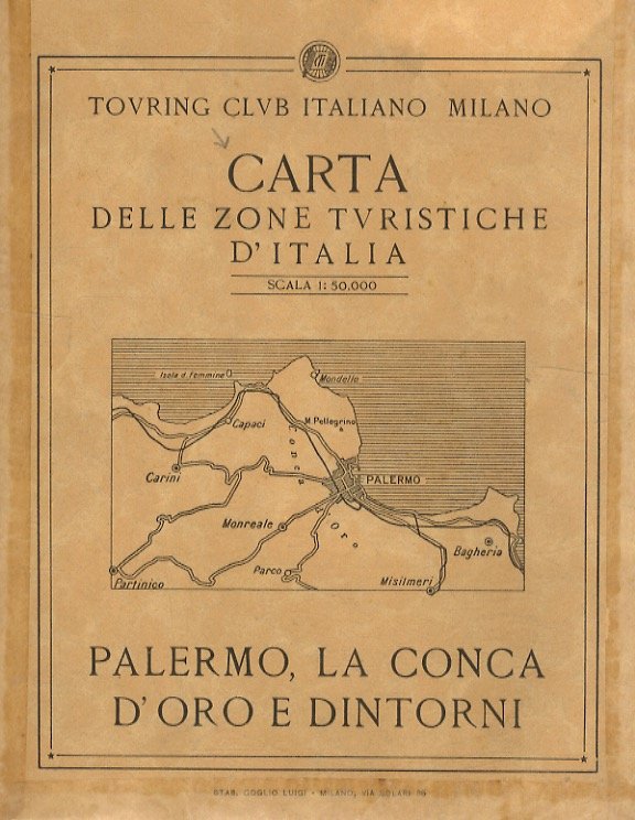 Carta delle zone turistiche d'Italia: Palermo, la Conca d'oro e …