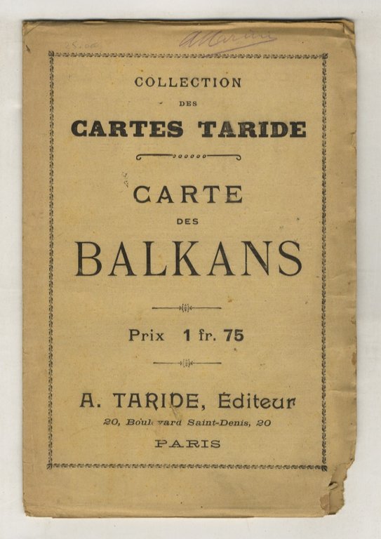 “Carte des BalkanS”. Scala di 1: 2.000.000