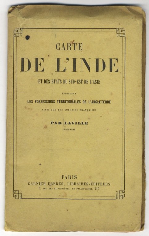 Carte des l'Indes et des etats du sud-est de l'Asie …