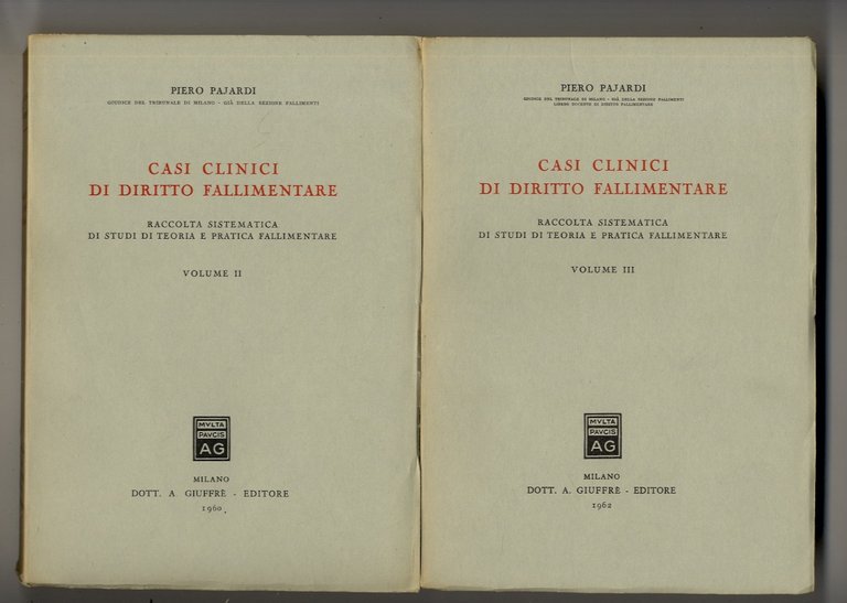 Casi clinici di diritto fallimentare. Raccolta sistematica di studi di …