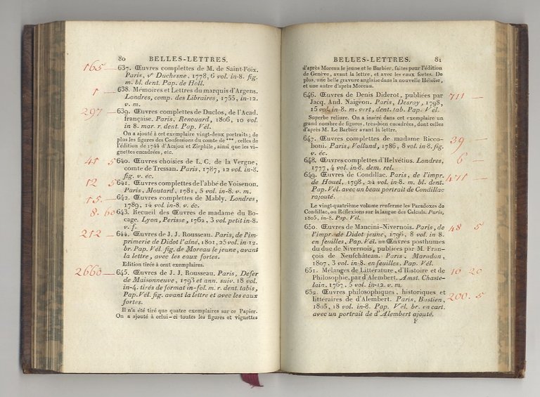 Catalogue des livres choisis et bien conditionné de la Bibliothèque …