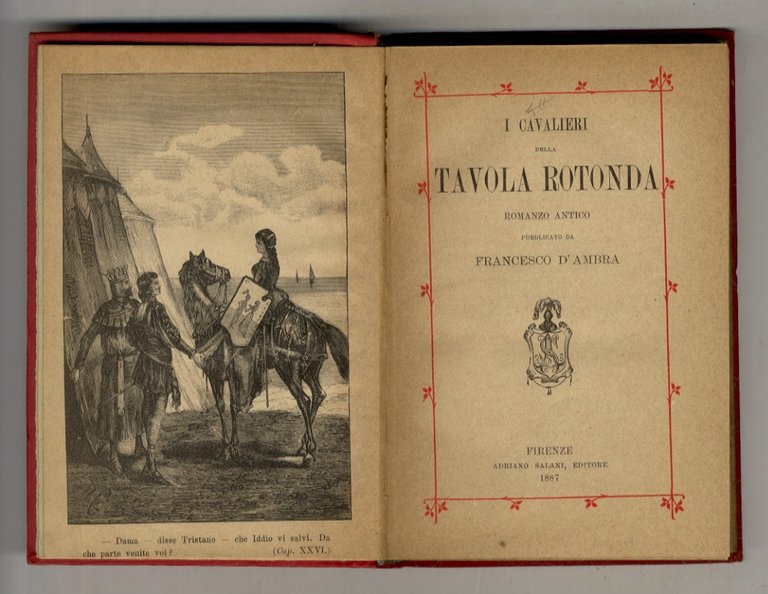 Cavalieri (I) della Tavola Rotonda. Romanzo antico pubblicato da Francesco …
