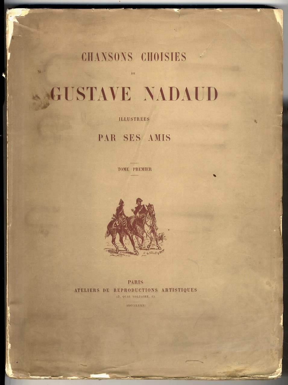 Chansons choisies (.) Illustrées par ses amis. | Immagine principale