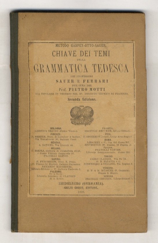 Chiave dei temi della grammatica tedesca (.) Per cura del …