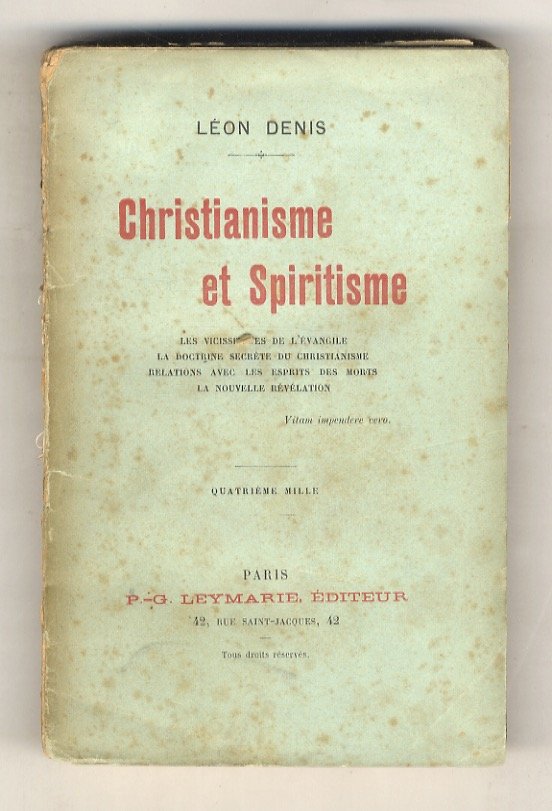 Christianisme et Spiritisme. Les vicissitudes de l'Evangile - La doctrine … | Immagine principale