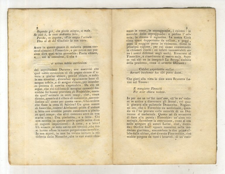 Cicalata di Ottavio Canovai in lode del finocchio.