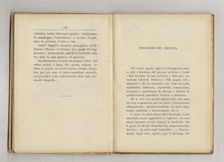 Ciclismo e letteratura.