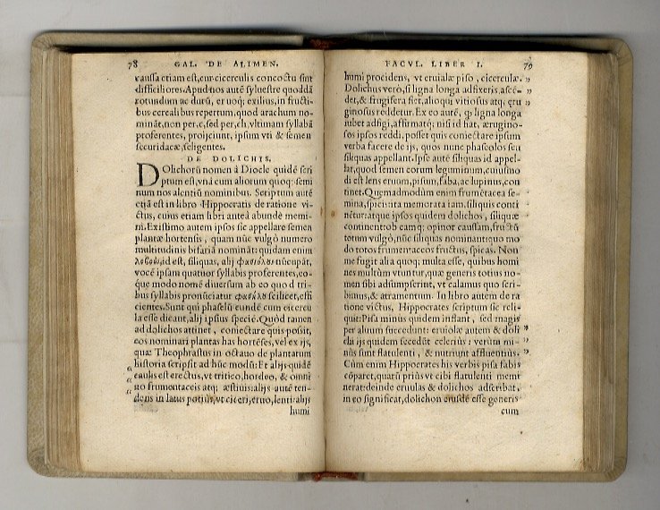Claudii Galeni Pergameni, De alimentorum facultatibus libri tres, iam recens …