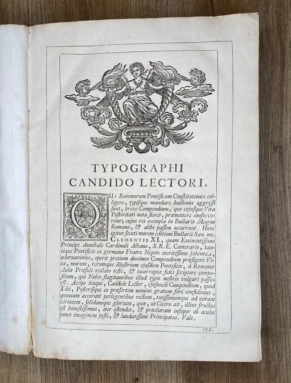 Clementis undecimi pont. max. Bullarium.