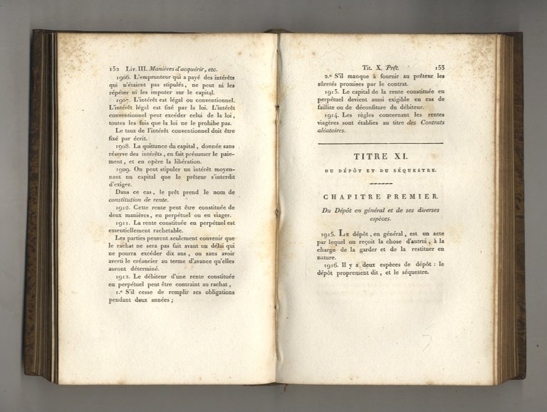 Code Napoléon ou Code Civil des Français. Nouvelle édition conforme …