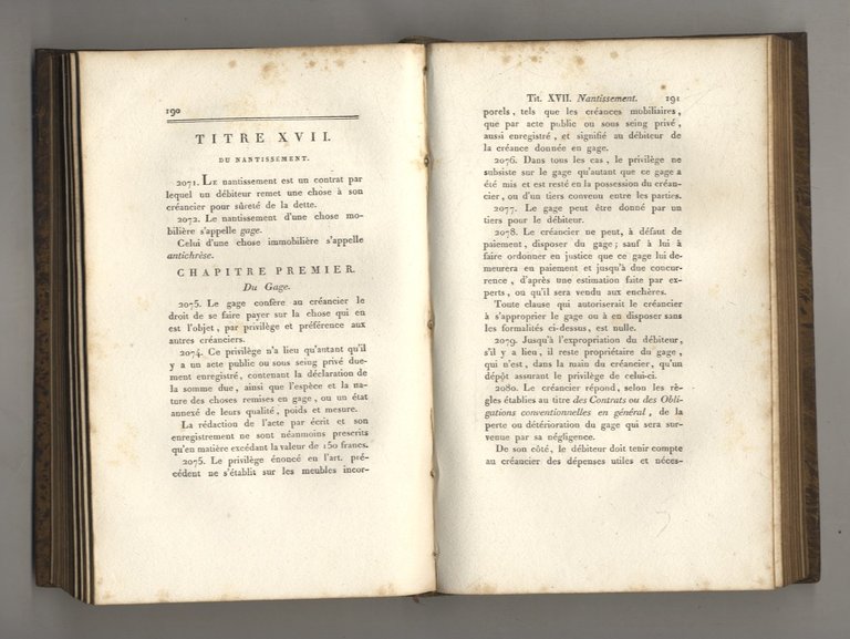 Code Napoléon ou Code Civil des Français. Nouvelle édition conforme …