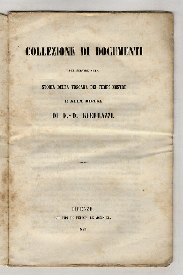 Collezione di documenti per servire alla storia della Toscana dei …