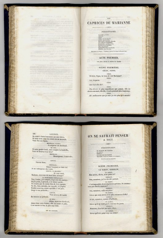 Comedies et proverbes. Seule édition complète, revue et corrigée par …