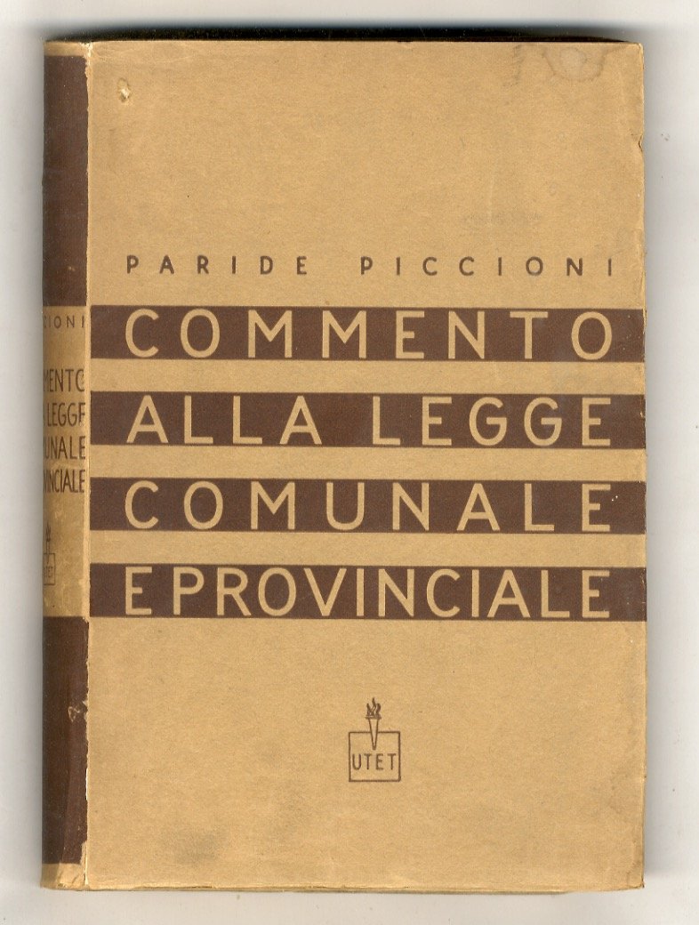 Commento alla legge comunale e provinciale. Testo unico 3 marzo …