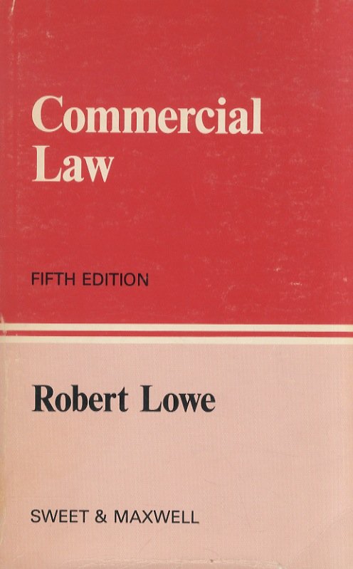 Commercial Law. Fifth Edition.
