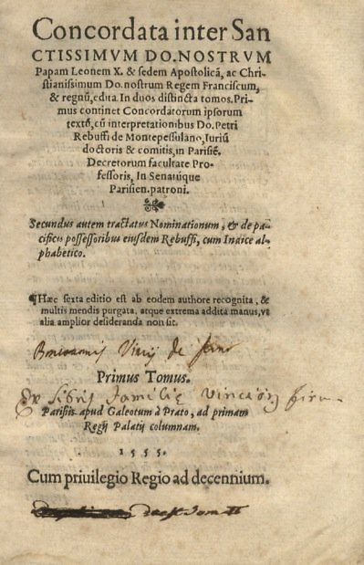 Concordata inter Sanctissimum Do. Nostrum Papam Leonem X. & sedem …