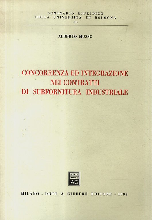 Concorrenza ed integrazione nei contratti di subfornitura industriale. | Immagine Gallery 1