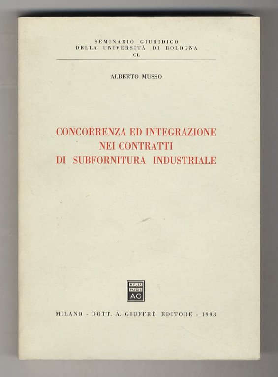 Concorrenza ed integrazione nei contratti di subfornitura industriale. | Immagine Gallery 2