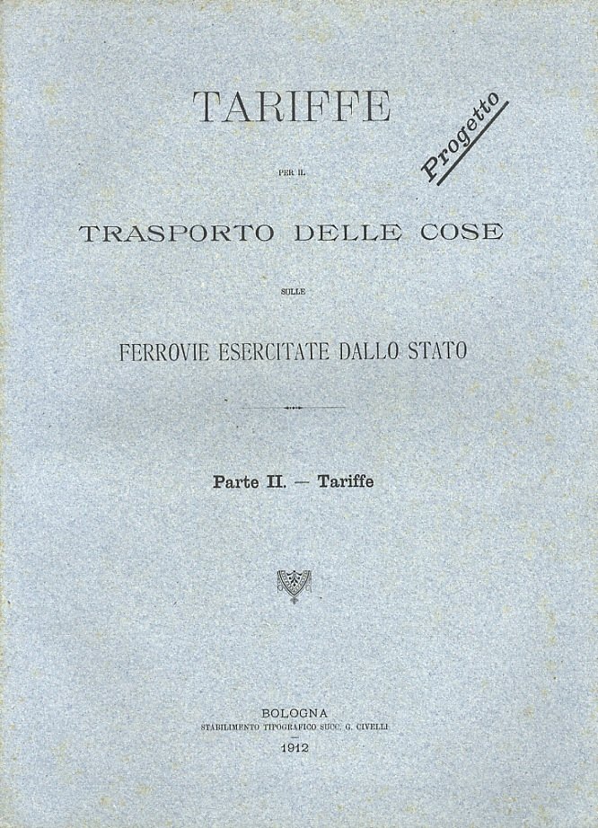 Condizioni e tariffe per i trasporti delle cose. Condizioni. Tariffe. …