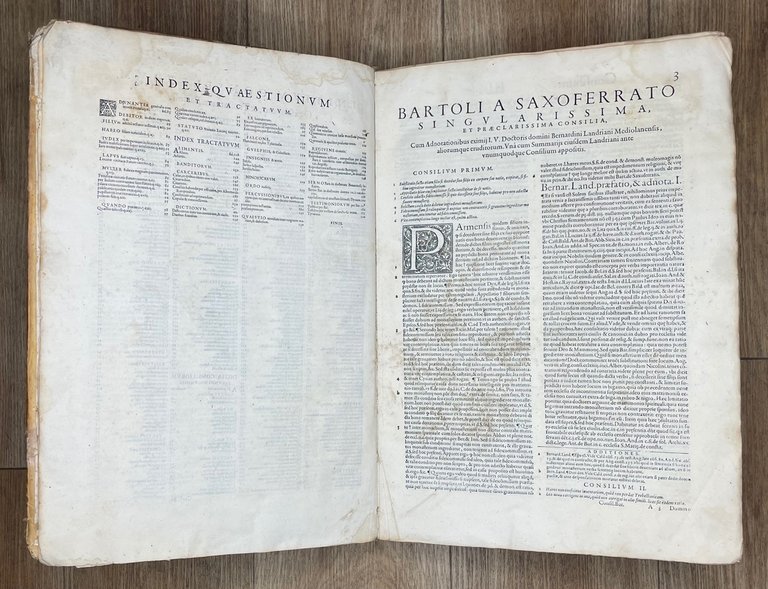 Consilia, quaestiones, et tractatus Bartoli à Saxo Ferrato, cum adnotationibus …