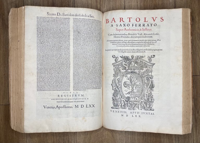Consilia, quaestiones, et tractatus Bartoli à Saxo Ferrato, cum adnotationibus …
