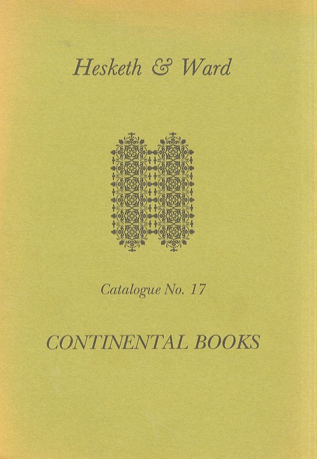Continental books. Catalogue No. 17.