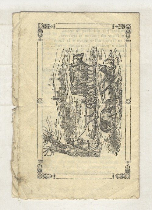 CONTRASTO fra il padrone, il fattore e il contadino. Sestine.