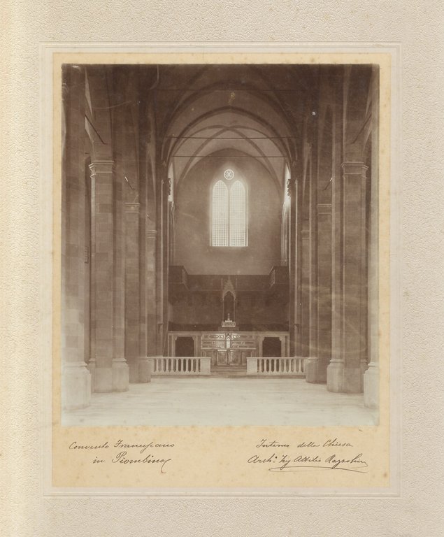 Convento e chiesa dei Francescani in Piombino. Arch. Ing. Attilio …