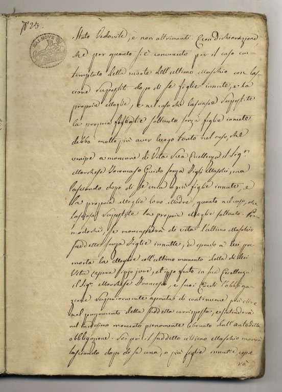 CONVENZIONE seguita fra le loro Eccellenze Marchesi Francesco e Tommaso …