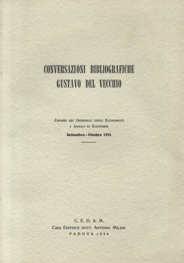 Conversazioni bibliografiche.