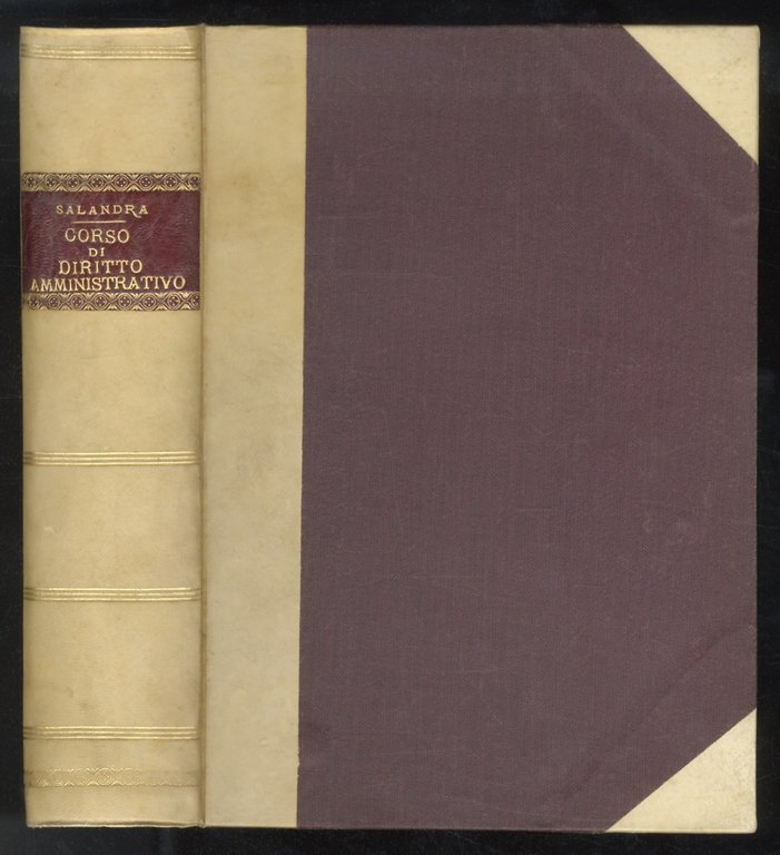 Corso di diritto amministrativo. Raccolto dall'Avv. Carlo Manes. Seconda edizione.