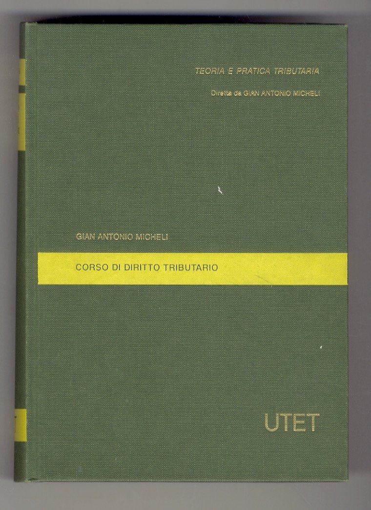 Corso di diritto tributario. A cura di Augusto Fantozzi e … | Immagine principale