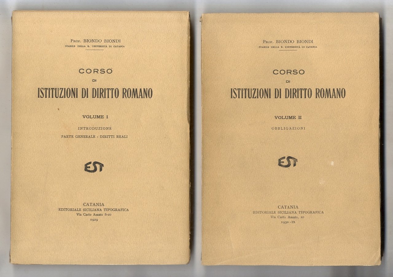Corso di istituzioni di diritto romano. Volume I: Introduzione, Parte …