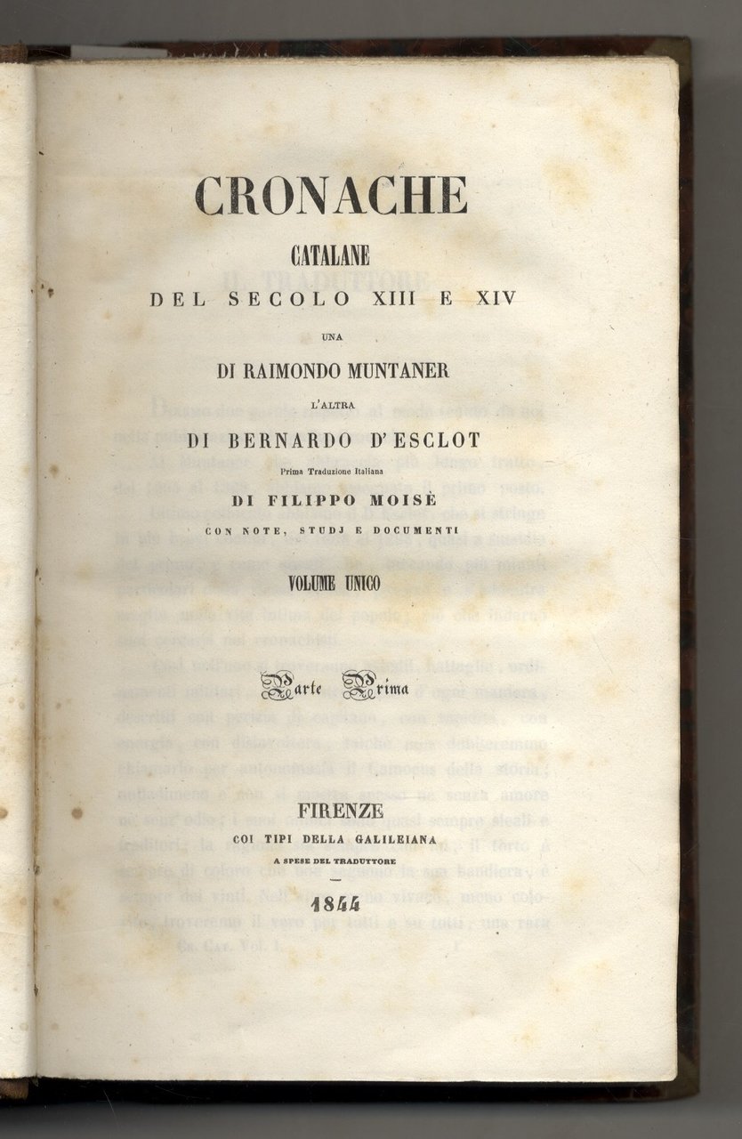 Cronache catalane del secolo XIII e XIV. Una di Raimondo … | Immagine principale