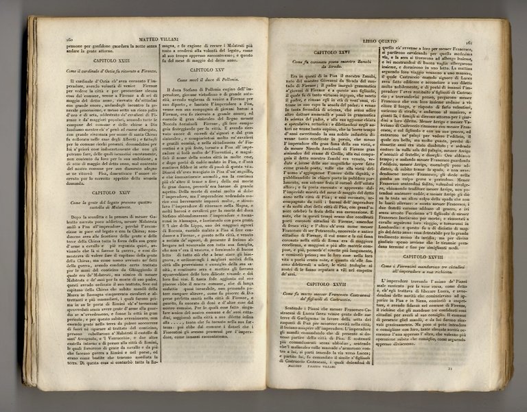 Cronica di Matteo e Filippo Villani, con Le vite d'uomini …
