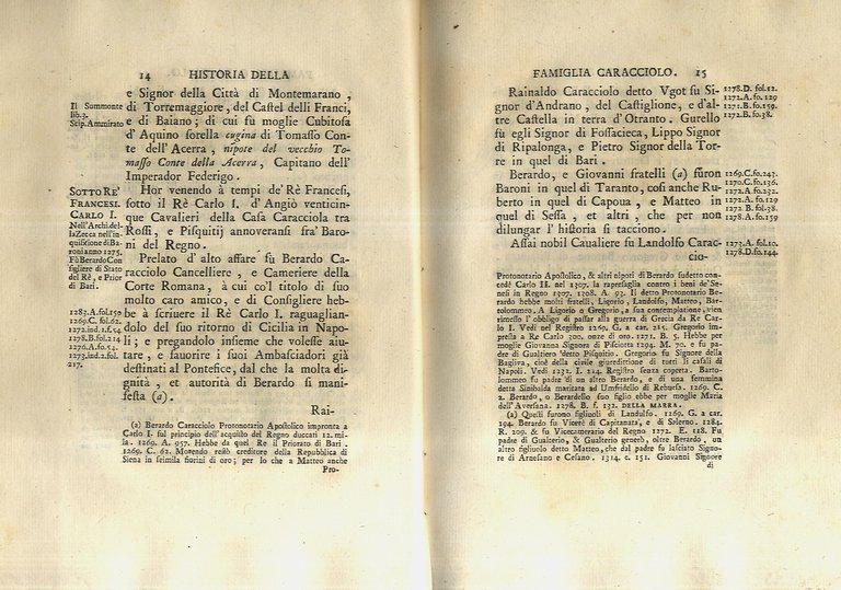 Cronologia della famiglia Caracciolo di Francesco de' Pietri. Edizione seconda …