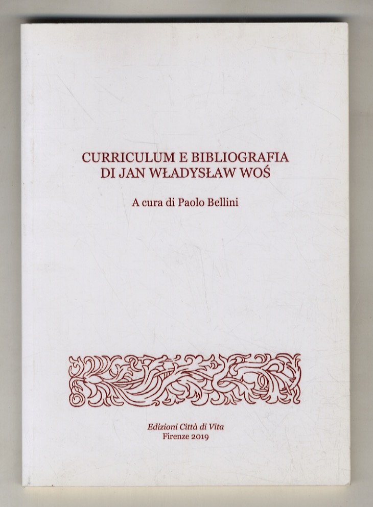Curriculum e bibliografia di Jan Władysław Woś.