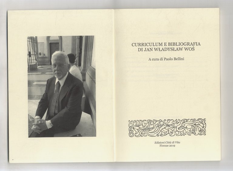 Curriculum e bibliografia di Jan Władysław Woś.