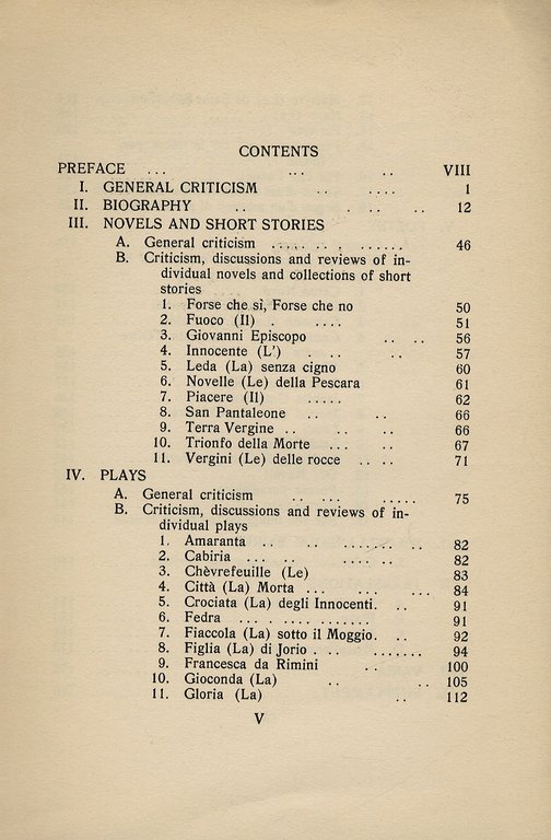 D'Annunzio abroad. A bibliographical essay.