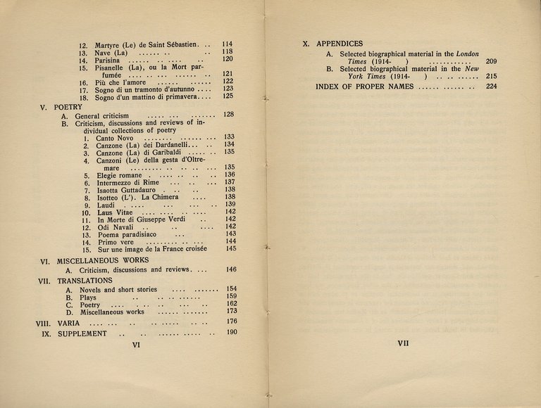 D'Annunzio abroad. A bibliographical essay.