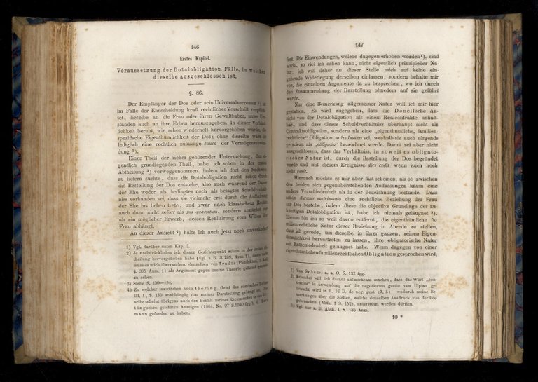 Das Römische Dotalrecht. Erste - Zweite Abtheilung.