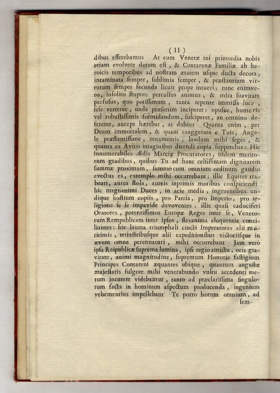 De Angelo Contareno cum divi Marci Procurator electus dignitatis possessionem …