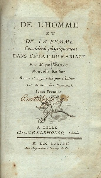 De l'homme et de la femme, considérés physiquement dans l'état …