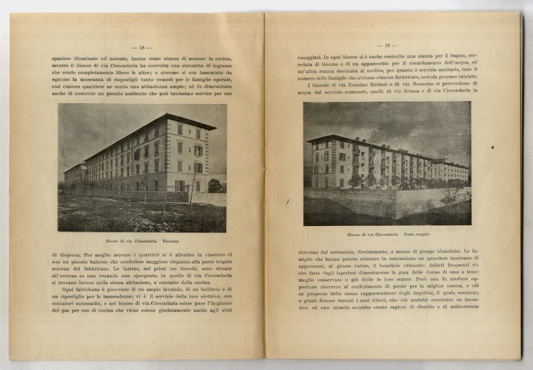 DECENNIO (UN) di vita dell'Istituto fiorentino per le case popolari. …