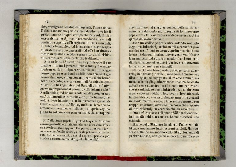 Degli ultimi casi di Romagna.