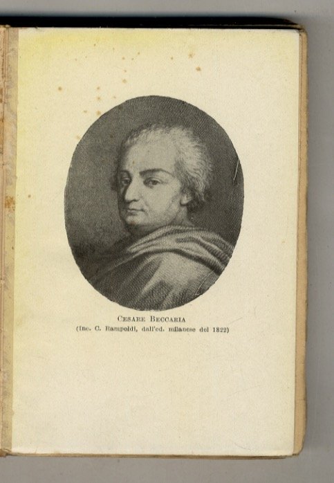 Dei delitti e delle pene. A cura di Piero Calamandrei.