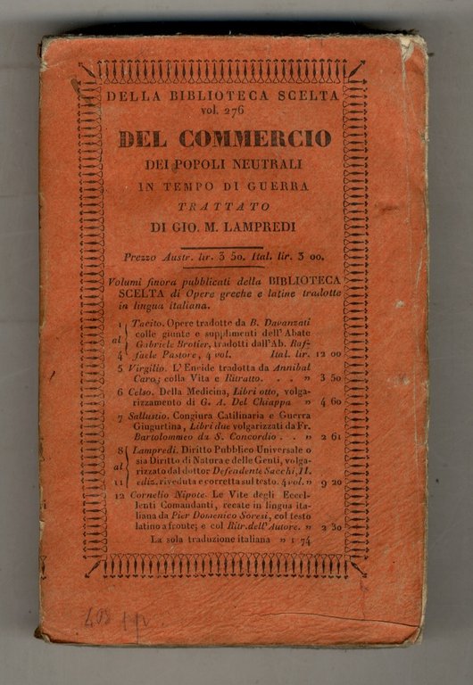 Del commercio dei popoli neutrali in tempo di guerra. Trattato …