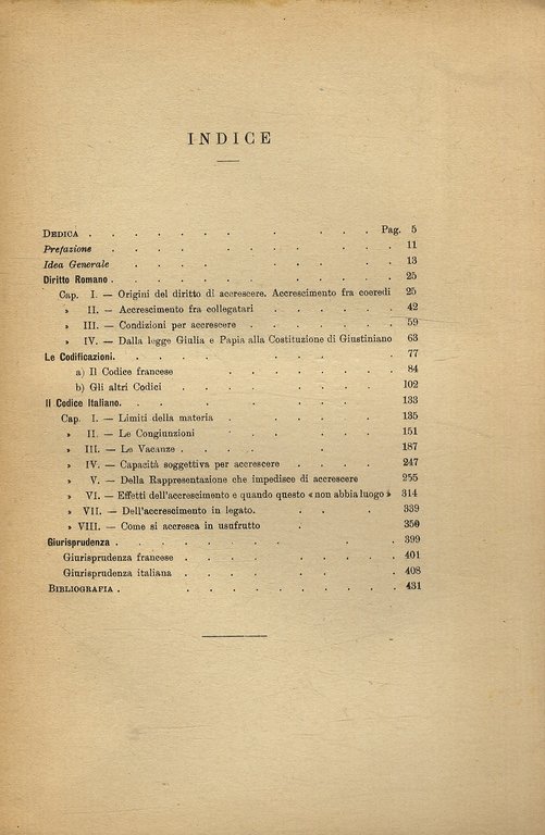 Del diritto di accrescere (diritto di non decrescere) e questioni …