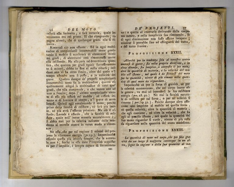 DEL moto de' projetti.